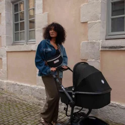 Banana Diaper Bag With Shoulder Strap Armelle- Black