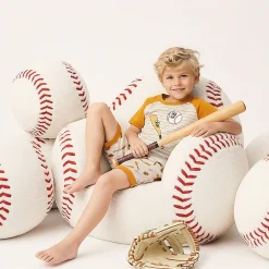 Baseballs Pajama Set 7-12