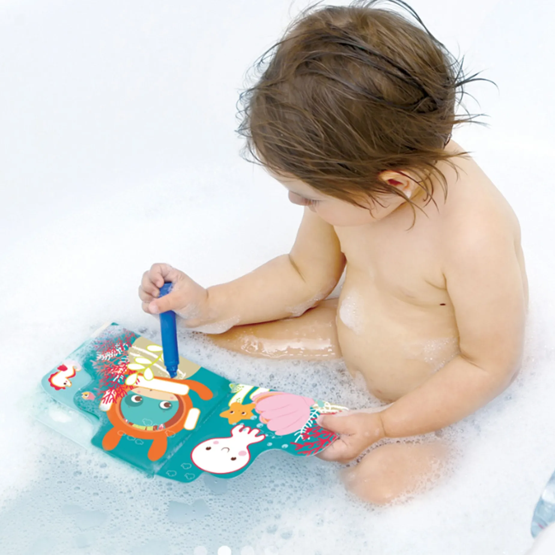 Bath Book To Coloring