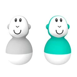 Bathtime Wobblers - Cool Grey / Green