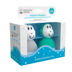 Bathtime Wobblers - Cool Grey / Green