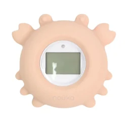 Bathtub Safety Thermometer Crab - Soft Blush