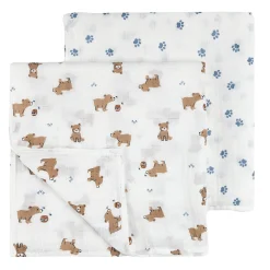 Bear 2pc Muslin Set