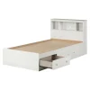 Bed and headboard set - Summer Breeze White Pine