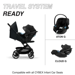 Beezy 2 Compact City Stroller - Magic Black