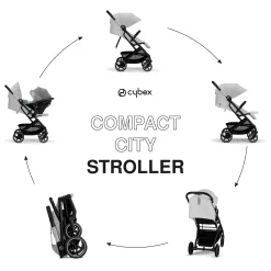 Beezy 2 Compact City Stroller - Fog Grey