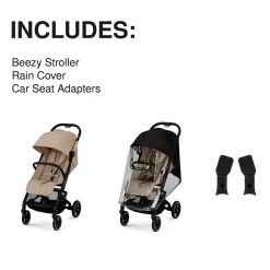 Beezy 2 Compact City Stroller - Almond Beige