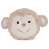 Beige Monkey Plush Cushion