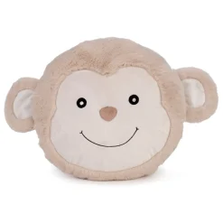 Beige Monkey Plush Cushion