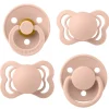 BIBS Try-It Collection Symmetrical Pacifier (4) 0-6m - Blush (Size 1)