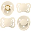 BIBS Try-It Collection Symmetrical Pacifier (4) 0-6m - Ivory (Size 1)