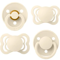 BIBS Try-It Collection Symmetrical Pacifier (4) 0-6m - Ivory (Size 1)