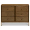 Birdie 6-Drawer Dresser - Walnut