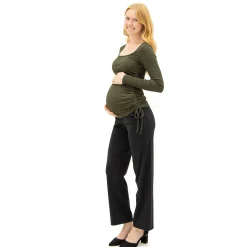 Black Classic Maternity Pants