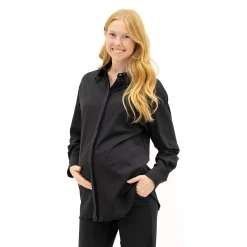 Black Classic Maternity Shirt