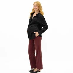 Black Classic Maternity Shirt