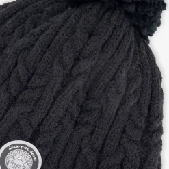 Black Knit Hat 2-12
