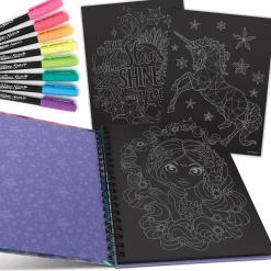 Black Pages Coloring Book