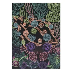 Black Pages Coloring Book