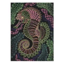 Black Pages Coloring Book