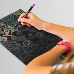 Black Pages Coloring Book