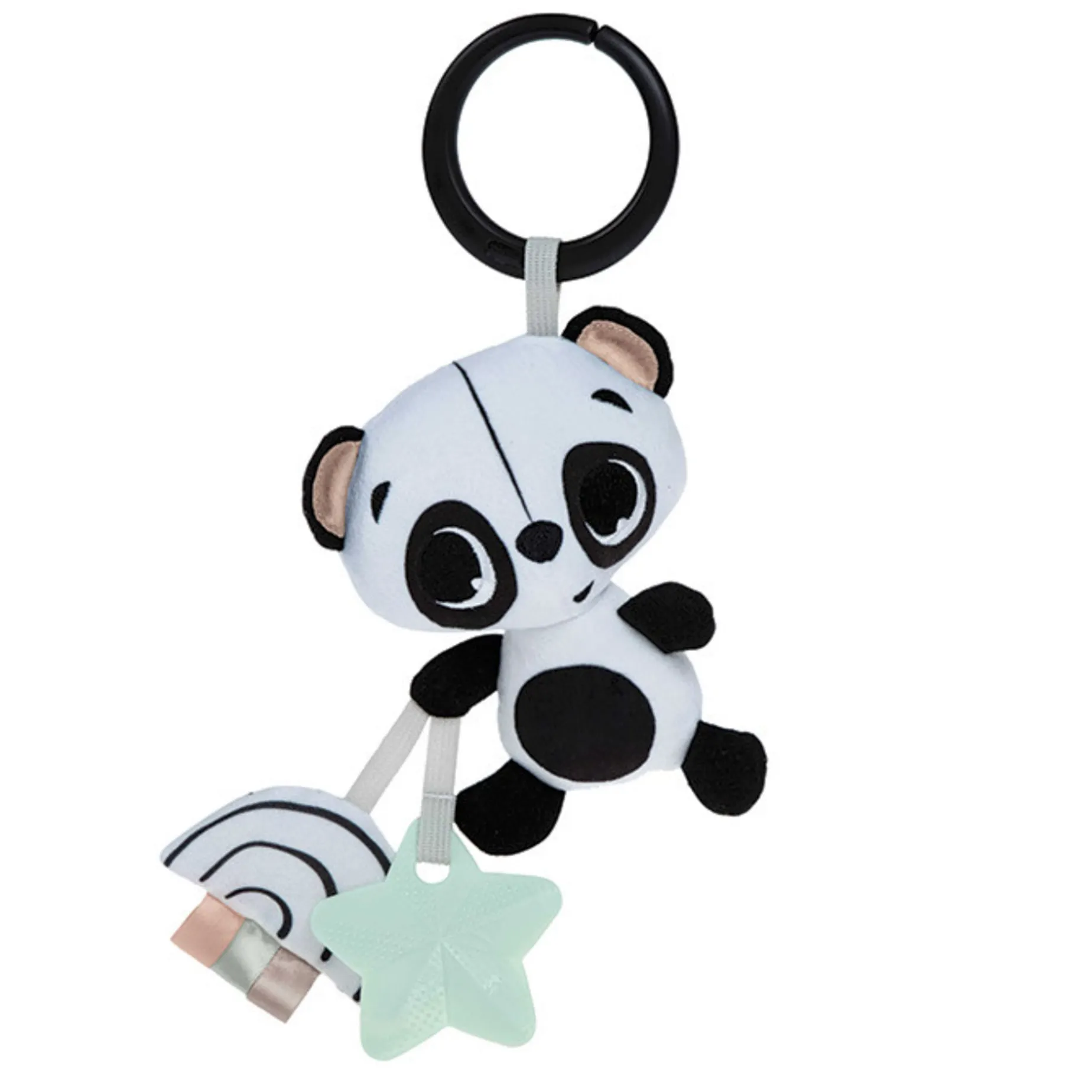 Black &White Décor Panda Rattle Toy