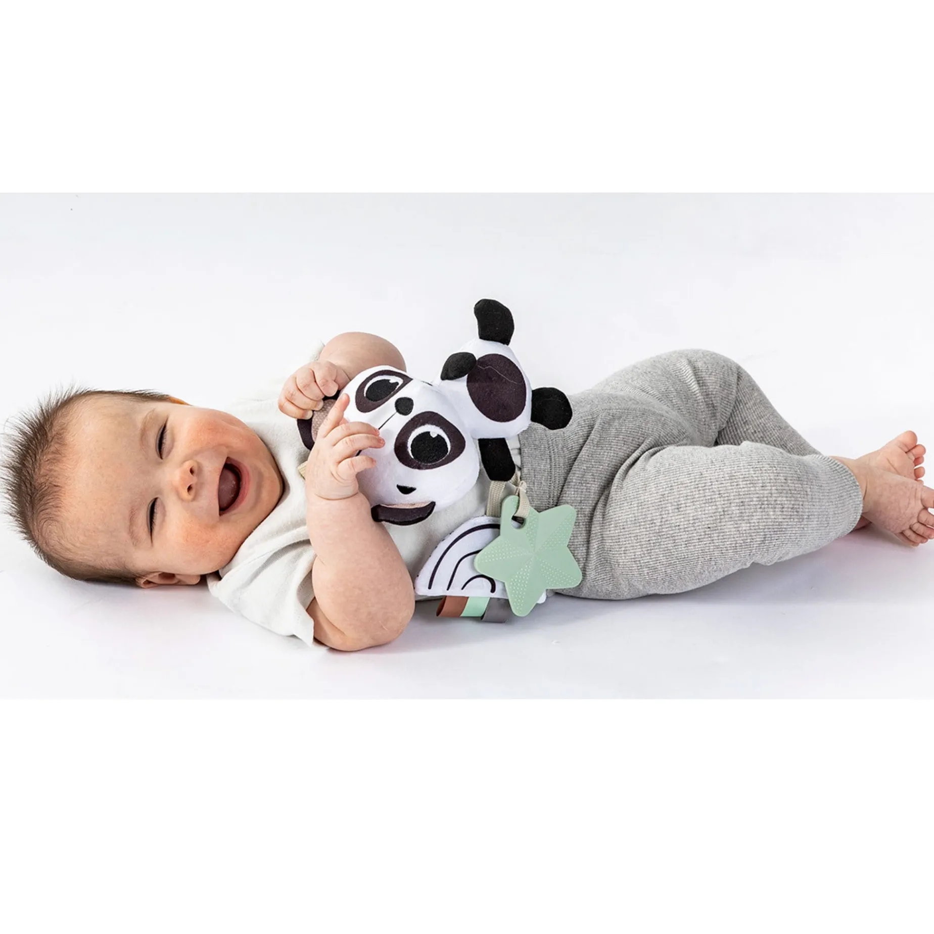 Black &White Décor Panda Rattle Toy