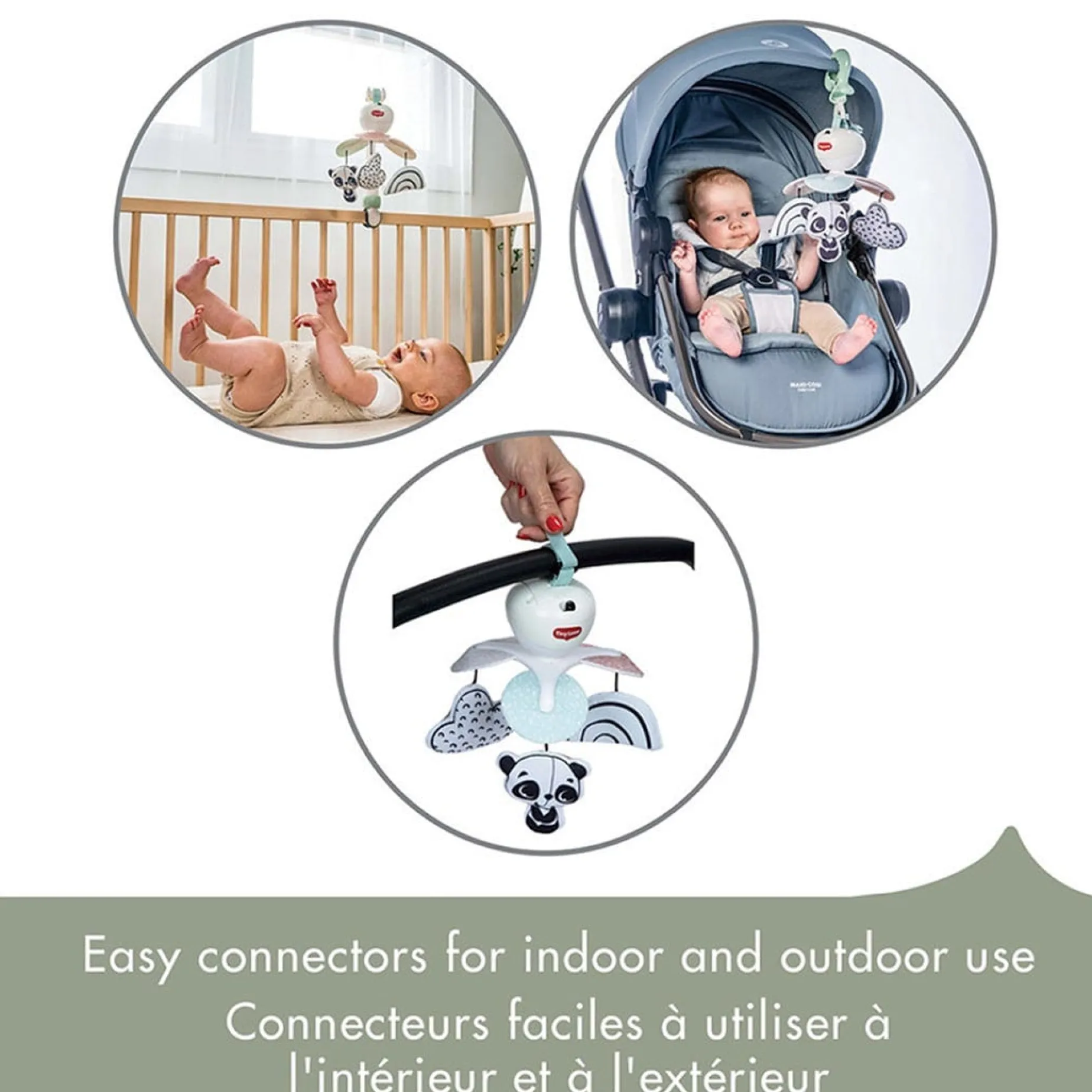 Black &White Decor Take Along Mobile