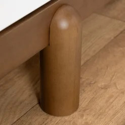 Bliss 6-Drawers Dresser - White / Walnut