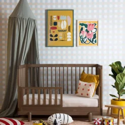 Bliss 4-In-1 Convertible Crib - Walnut