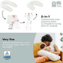 B.Love 2-in-1 Nursing Pillow - Off White