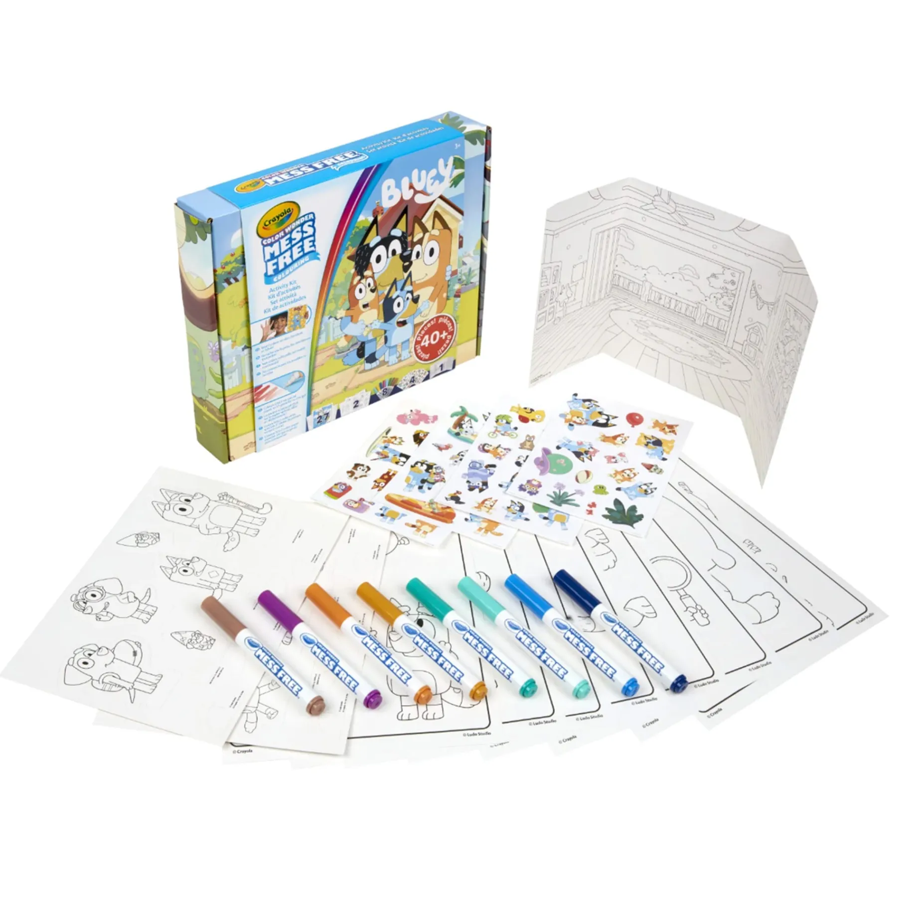Bluey Crayola Color Wonder Mess-Free Activity Kit