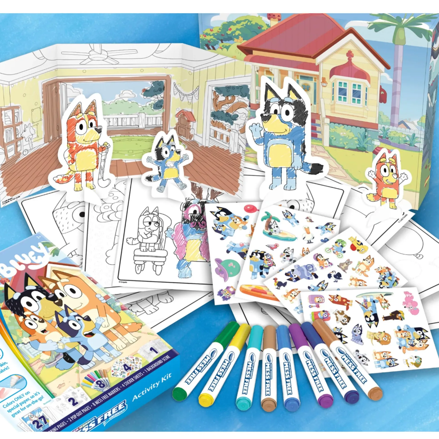 Bluey Crayola Color Wonder Mess-Free Activity Kit