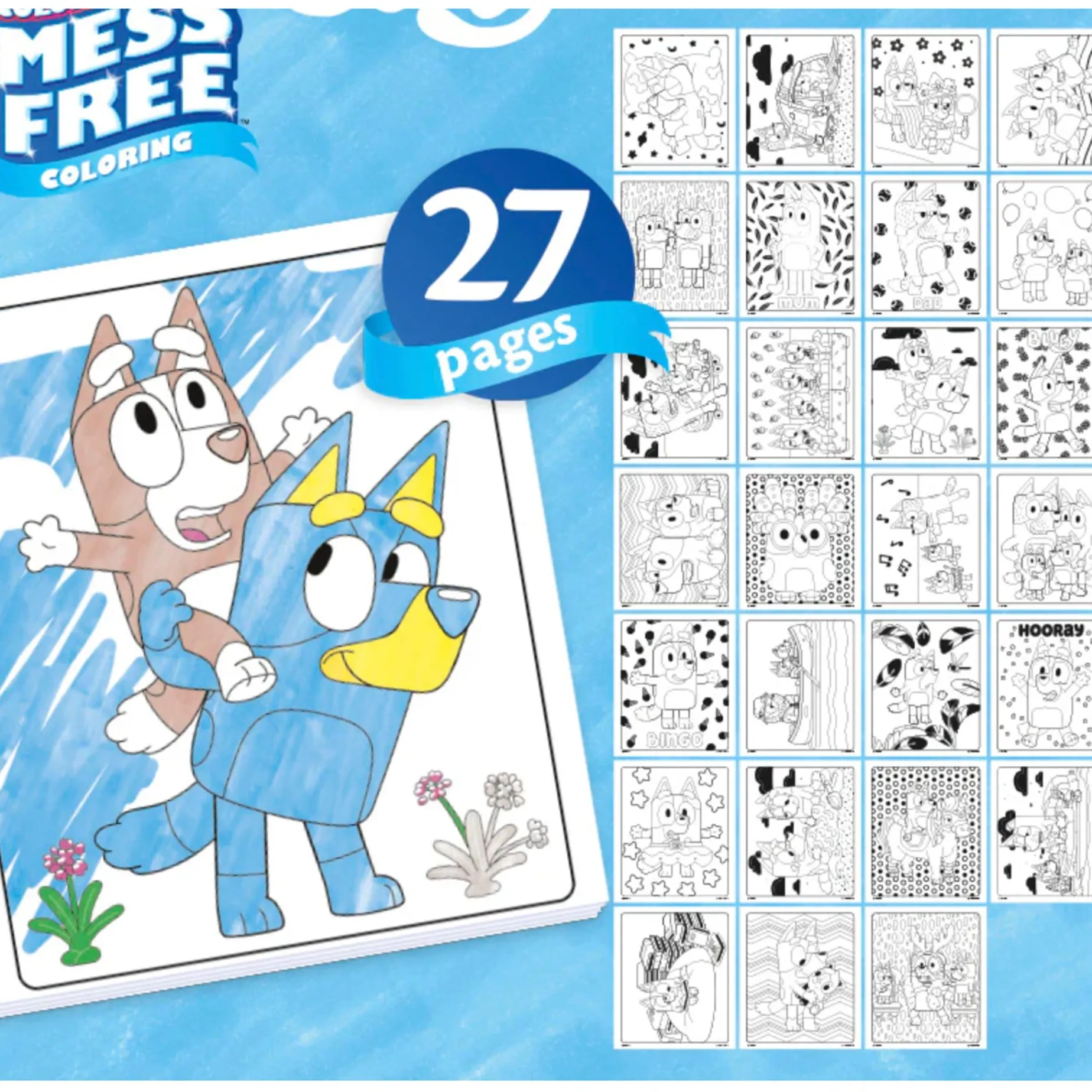 Bluey Crayola Color Wonder Mess-Free Activity Kit