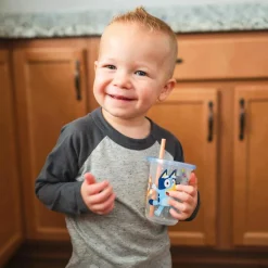 Bluey Take and Toss Straw Cup 4-Pack