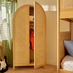 Bondi Cane Armoire - Honey