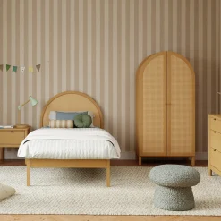 Bondi Cane Twin Bed - Honey