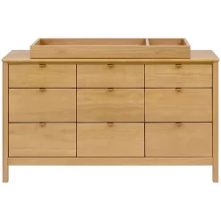 Bondi 9-Drawer Assembled Dresser - Honey
