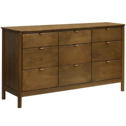 Bondi 9-Drawer Assembled Dresser - Natural Walnut