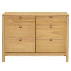 Bondi 6-Drawer Dresser - Honey