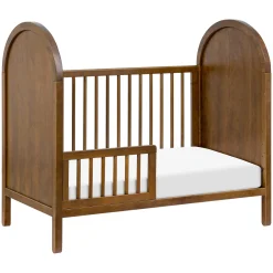Bondi 3-in-1 Convertible Crib with Toddler Bed Kit - Walnut Natural