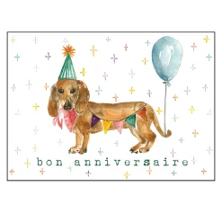 Bonne Anniversaire Wish Card