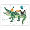 Bonne Fête Crocodile Wish Card