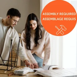 Bookcase headboard Summer Breeze - White Pine