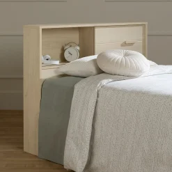 Bookcase Twin Headboard - Noah Bleached Oak