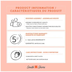 Bookcase Twin Headboard - Noah Bleached Oak