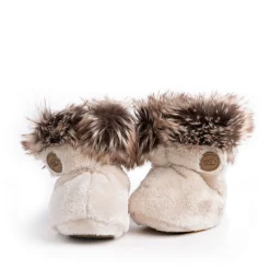 Booties For Baby 0-6m - Cream