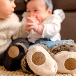 Booties For Baby 0-6m - Cream