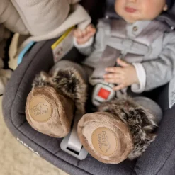 Booties For Baby 0-6m - Moka