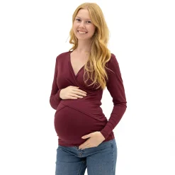 Bordeaux Nursing LS T-Shirt